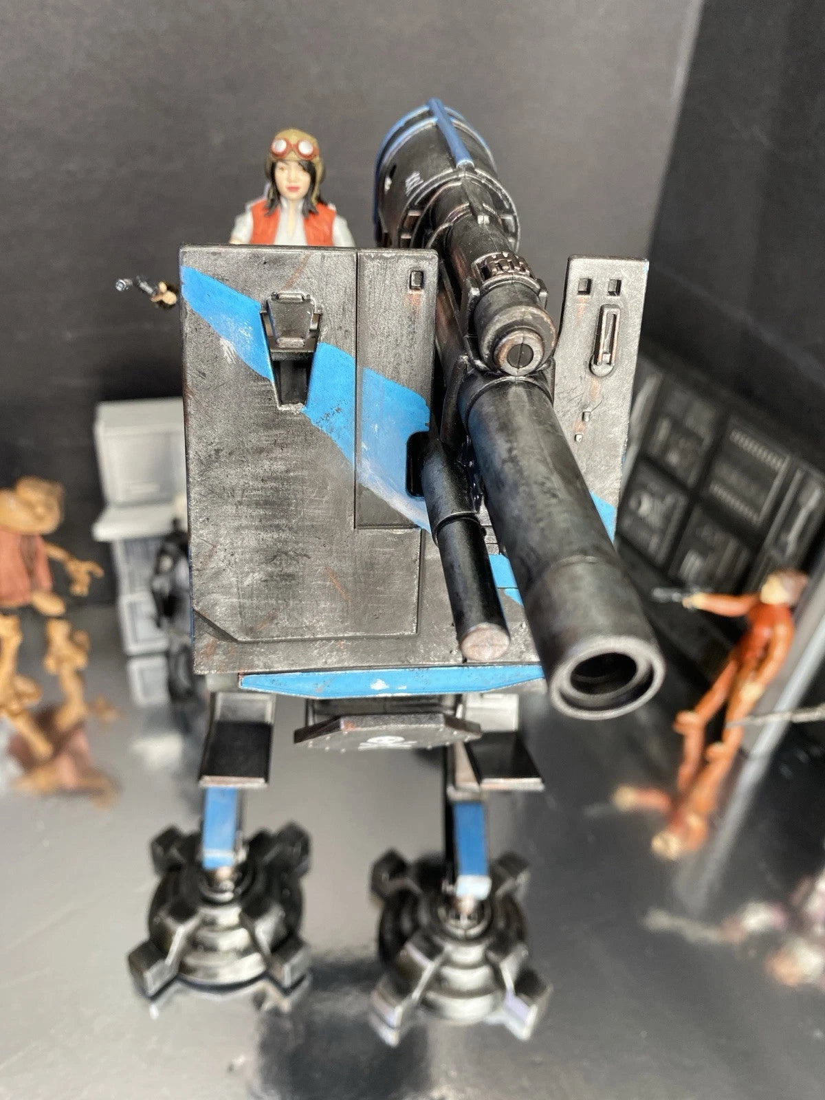 Blue Jackal Custom Imperial AT-DT War Walker 1:18 Hand-Painted One-Off Star Wars