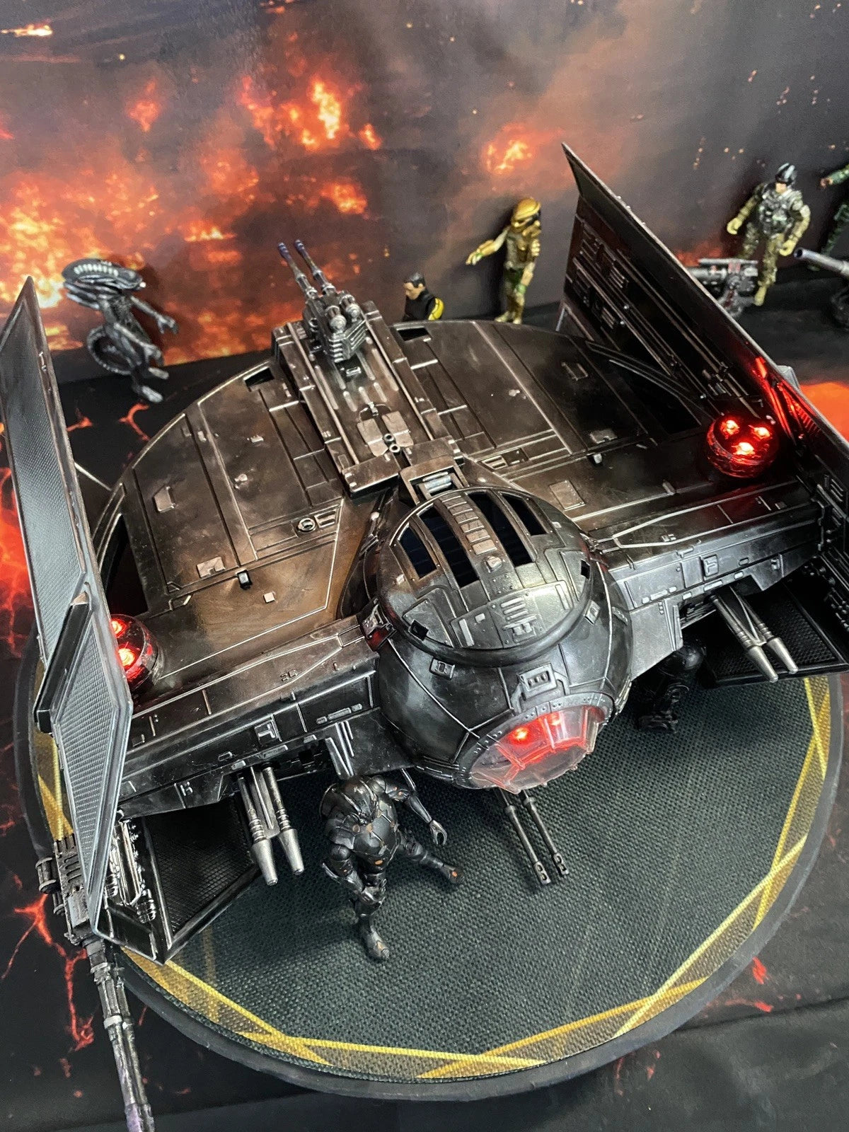 Star Wars TIE Fighter Vintage Collection Imperial Empire Sith Custom Starfighter
