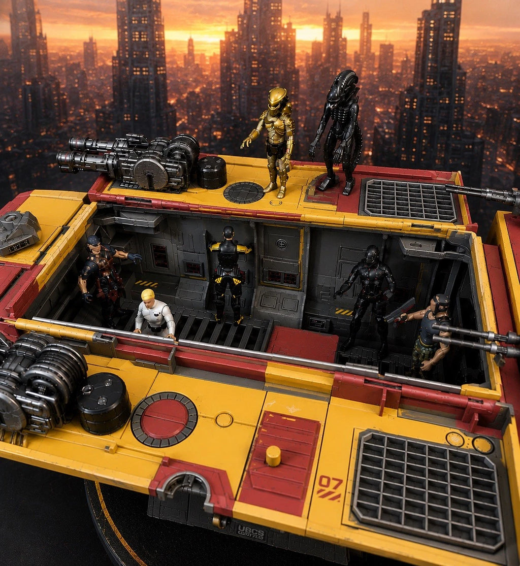 Custom Aliens Weyland Yutani Vehicle Romulus Neca Prometheus Alien Earth - view 7