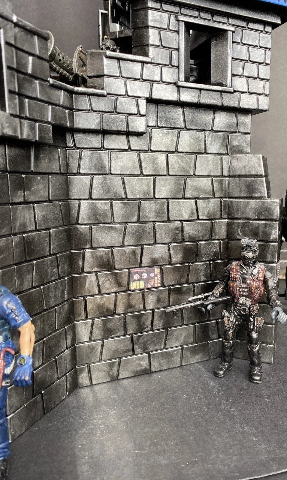GI JOE COBRA DEVELOPMENTAL TERROR DOME Diorama 1:18 Collectible Vintage Custom