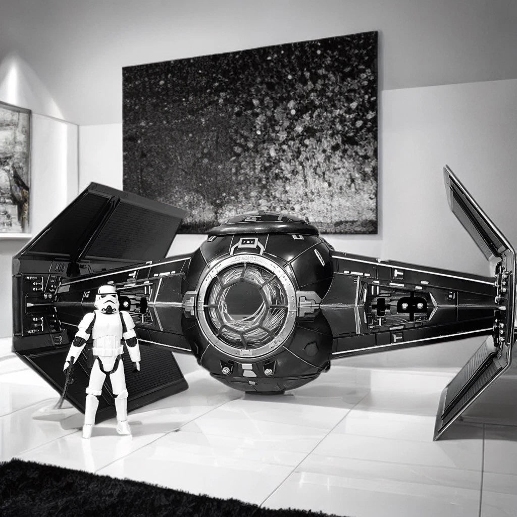 Obsidian Talon – Star Wars Andor Tie Fighter Imperial Interceptor Vintage Custom - view 2