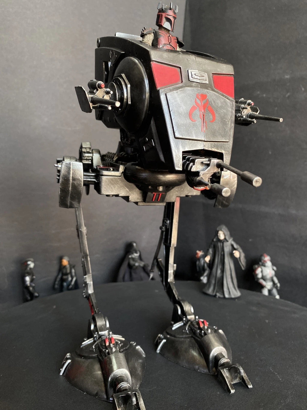 Sith Walker “MYTHOS-STRIDER” Custom AT-ST Mustafar Exegol Black Series Kenner