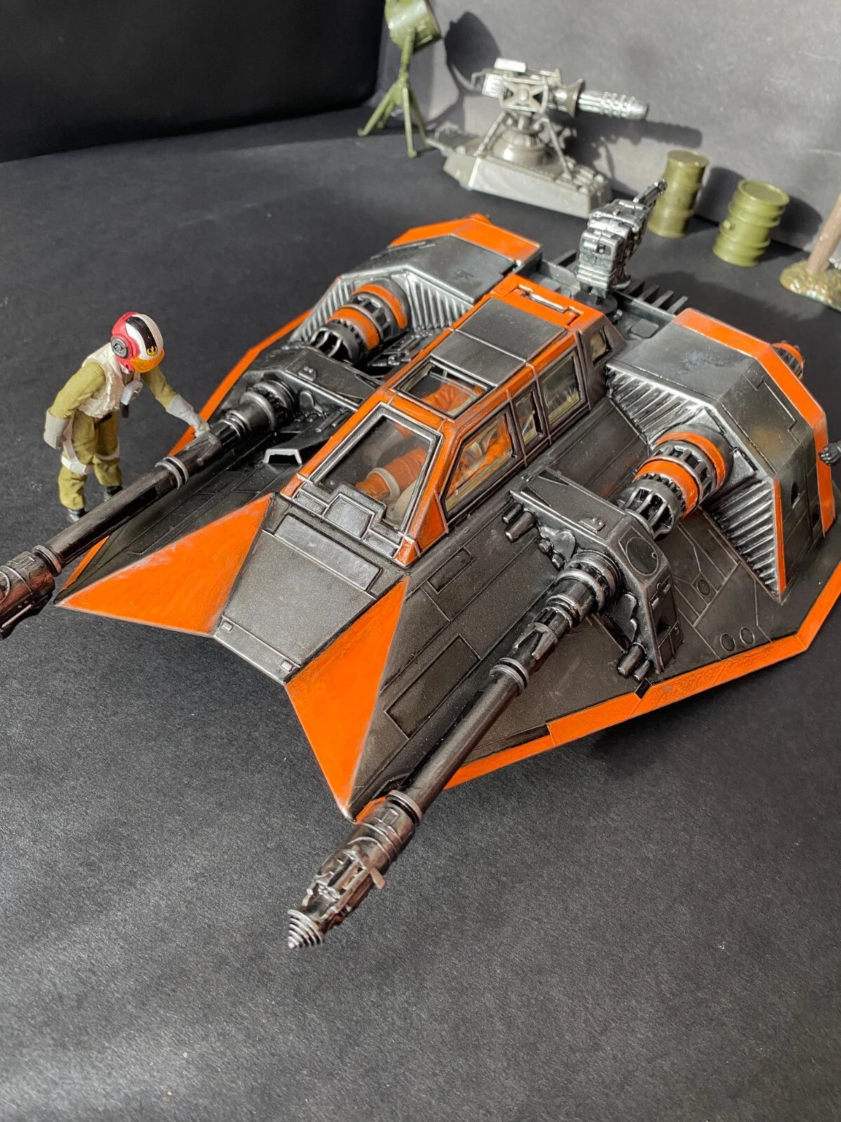 Star Wars Rebel Snowspeeder Endor Hoth Empire Strikes back Vintage Kenner Custom - view 18
