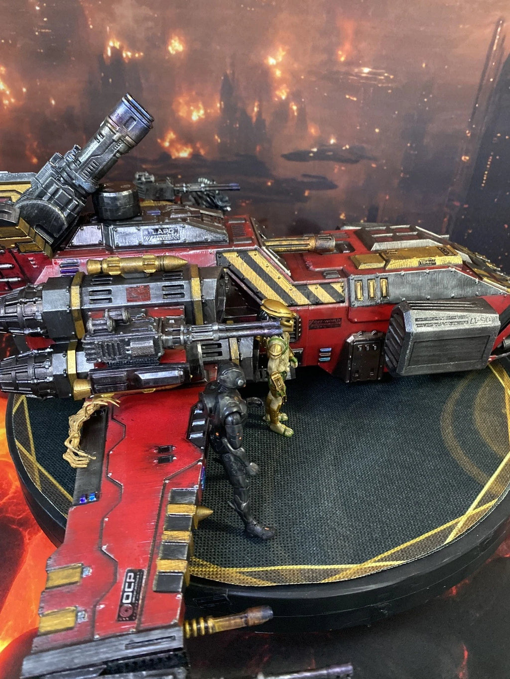 Aliens Predator WEYLAND-YUTANI “OBSIDIAN CLAUSE” GUNSHIP |  Romulus Earth Custom