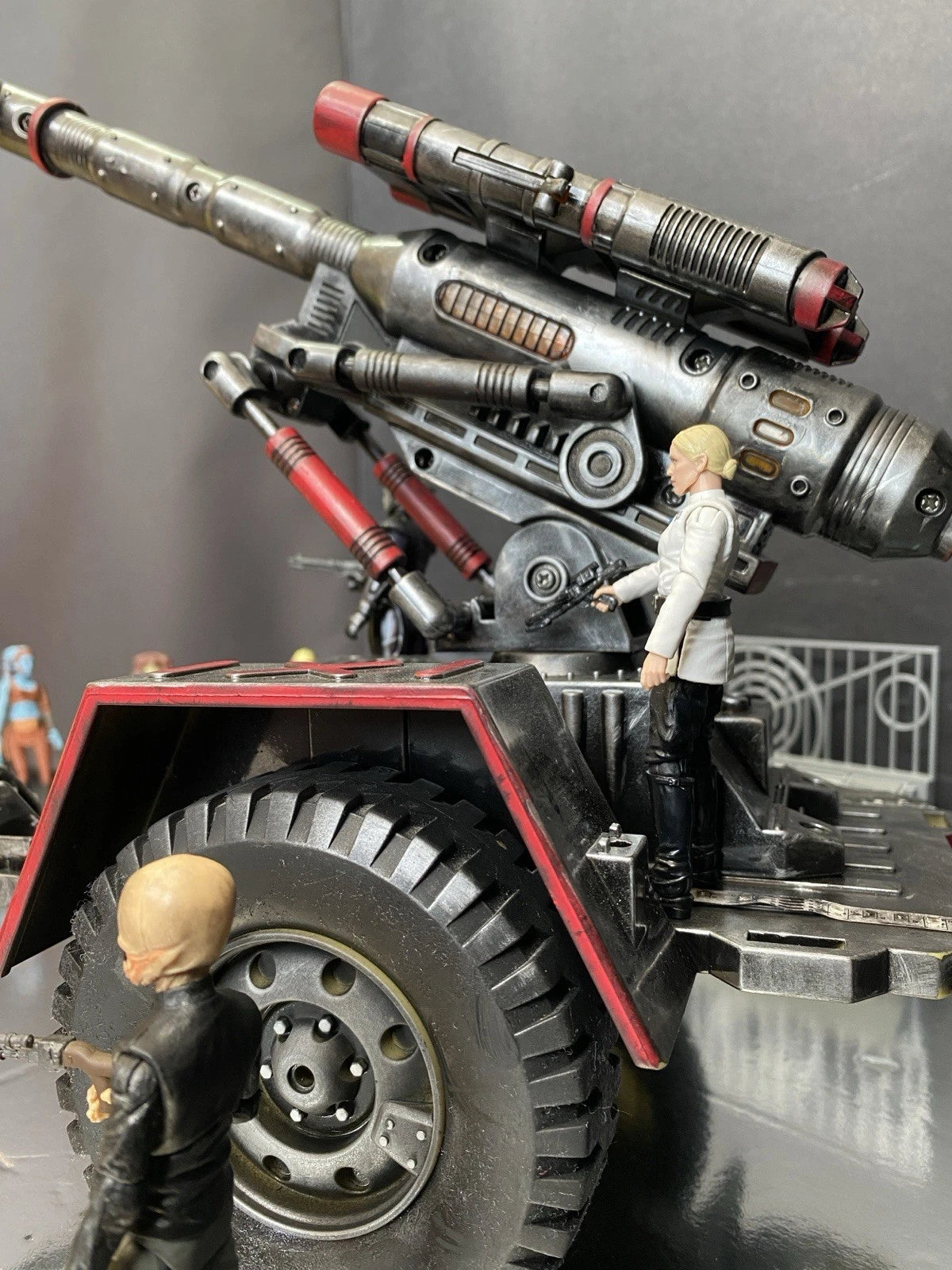 First Order Turbolaser Star Wars Heavy Artillery AV7 Andor Vintage Black Series