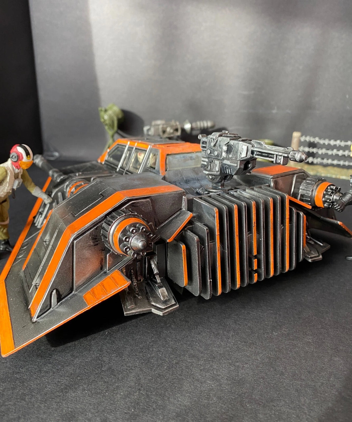 Star Wars Rebel Snowspeeder Endor Hoth Empire Strikes back Vintage Kenner Custom - view 23