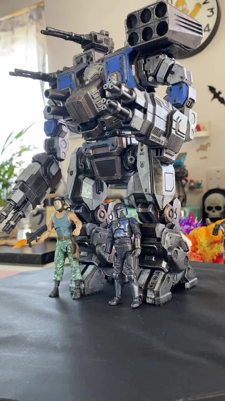 Cobra AttackMech OS-221 Urban Exo Custom Heavy Walker GI Joe vintage collectible