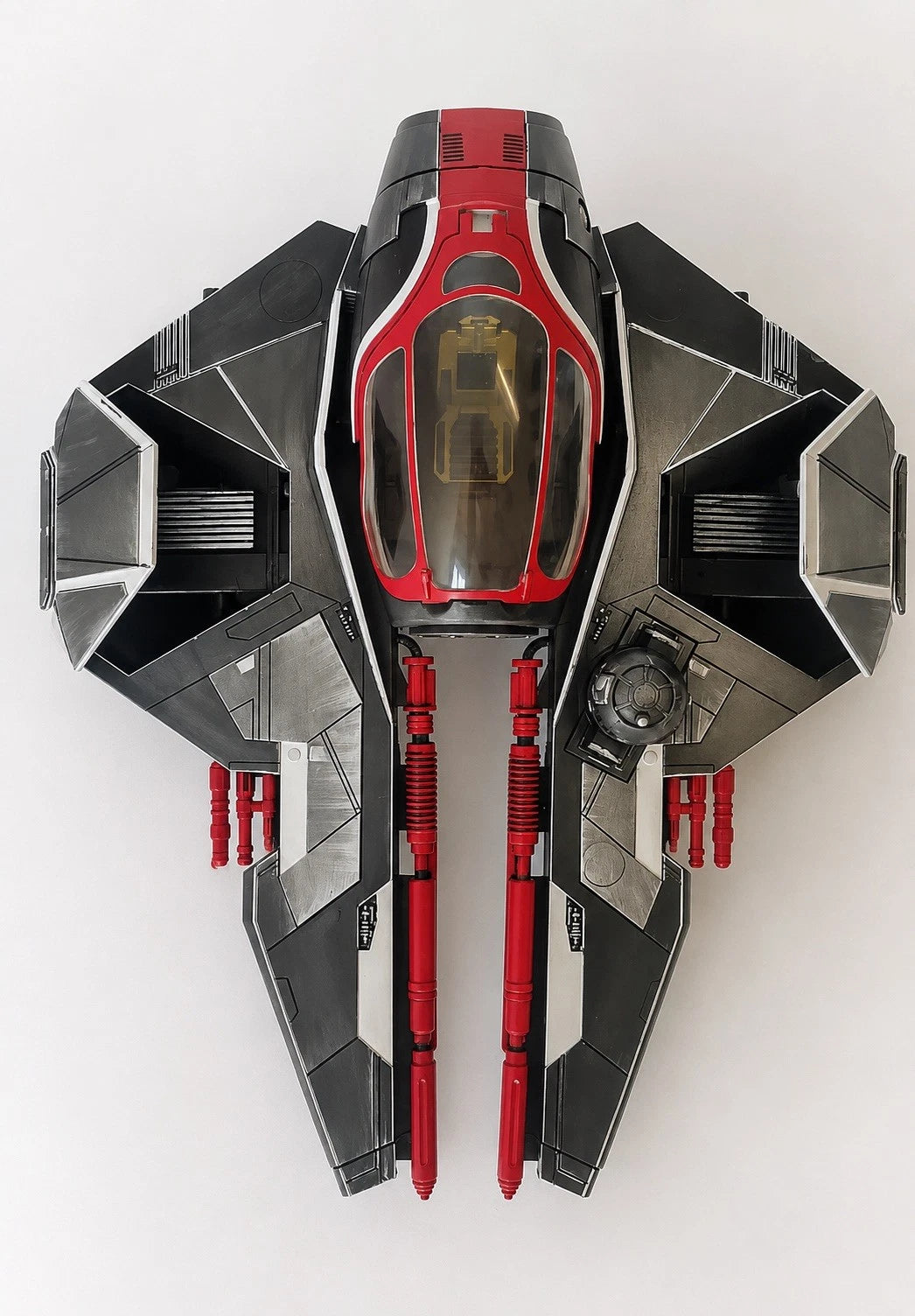 Red Talon — Custom Imperial Interceptor Starfighter Hand-Painted collectible - view 3