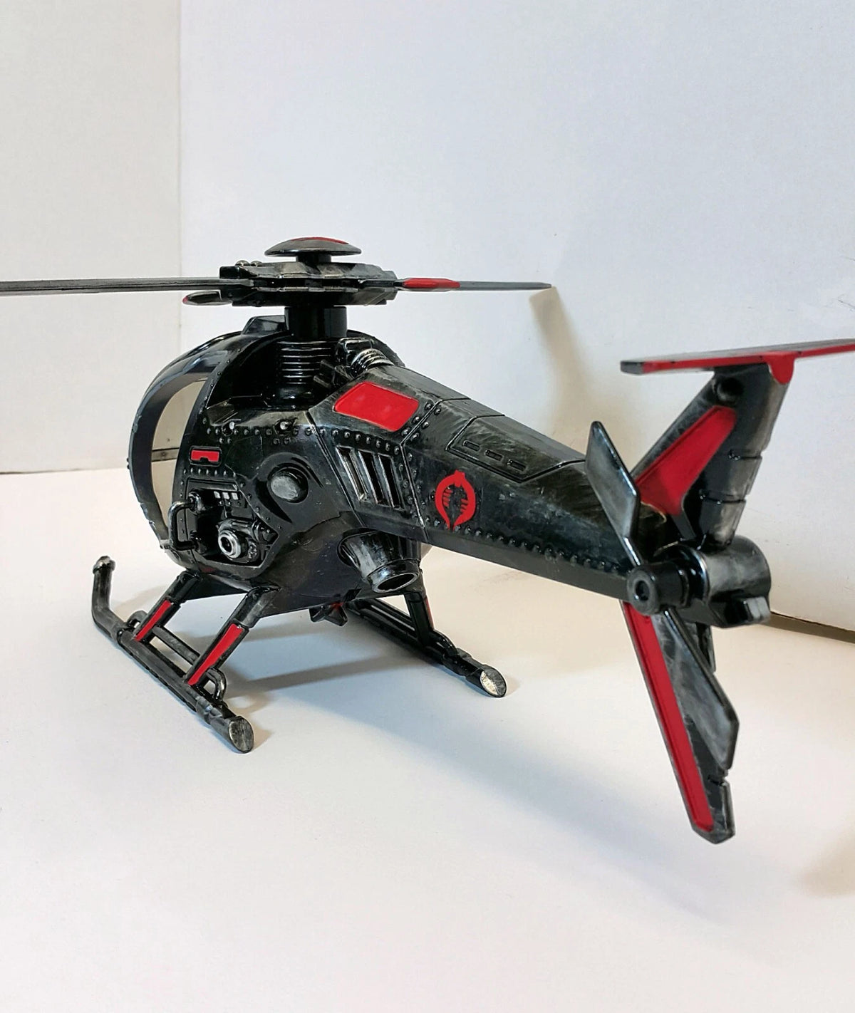 GI JOE COBRA HELICOPTOR DEVELOPMENTAL FANG 1:18 Collectible  Vintage Custom - view 3