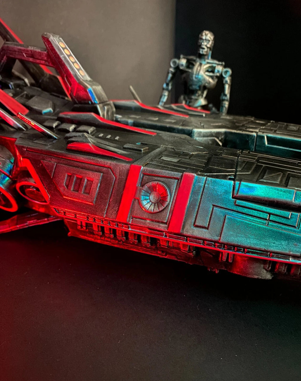 Terminator Hunter Killer Drone Skynet Cyberdyne T800 Rare Kenner Custom 57cm L - view 21