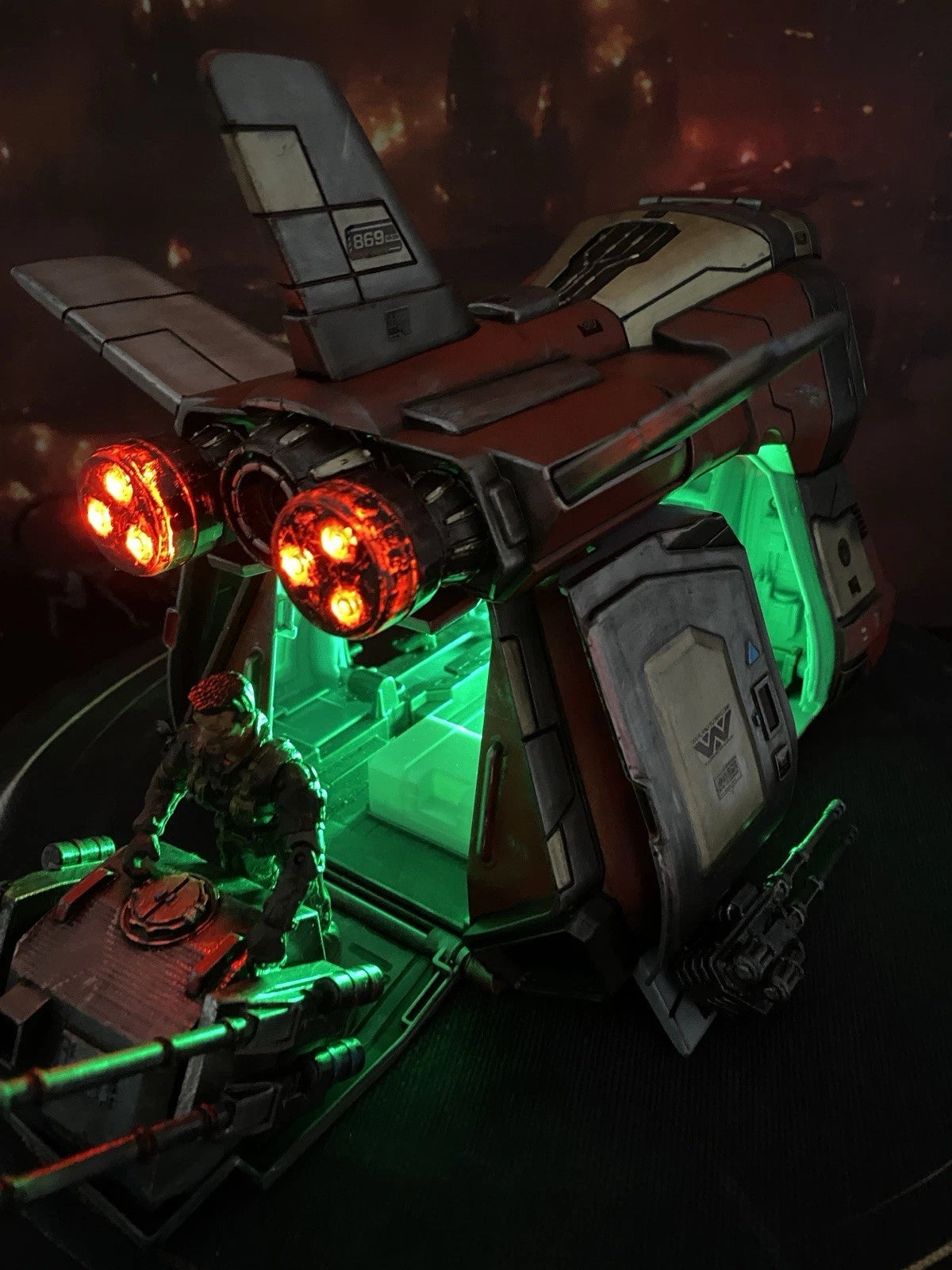 TRON Ares Custom Commission | Collector Piece vintage collectible Hand Painted