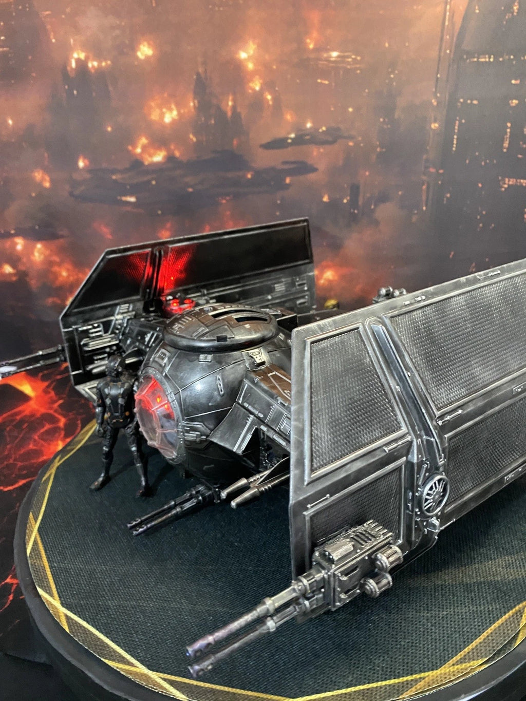 Star Wars TIE Fighter Vintage Collection Imperial Empire Sith Custom Starfighter