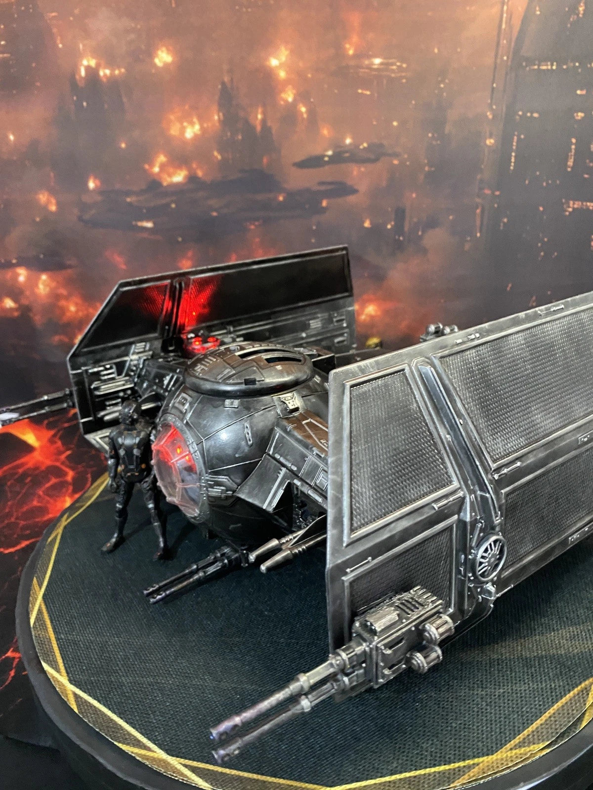 Star Wars TIE Fighter Vintage Collection Imperial Empire Sith Custom Starfighter