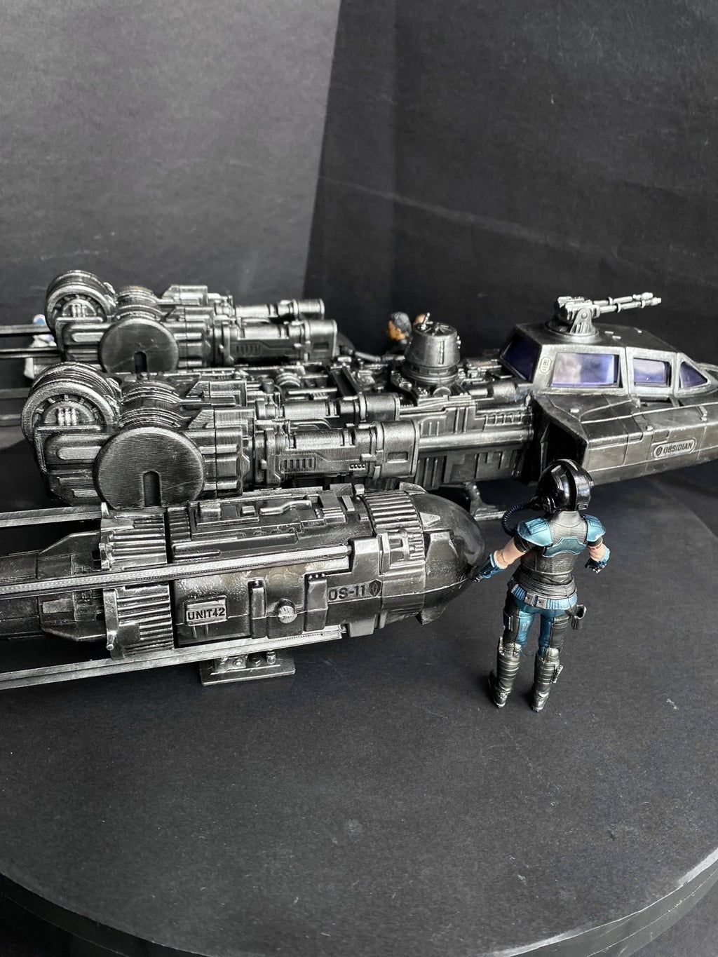 ‘Gravewing’ Y-Wing Gunship – Star Wars Vintage Andor vintage kenner collectible
