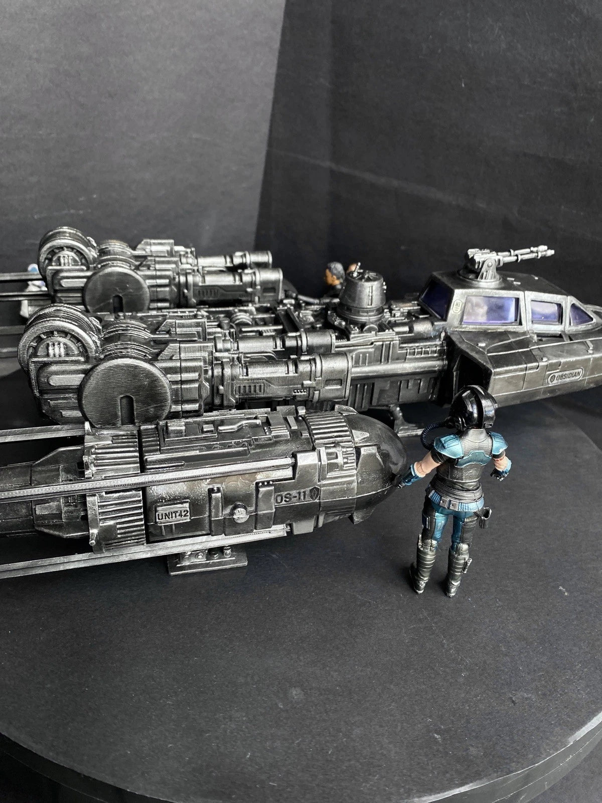 ‘Gravewing’ Y-Wing Gunship – Star Wars Vintage Andor vintage kenner collectible