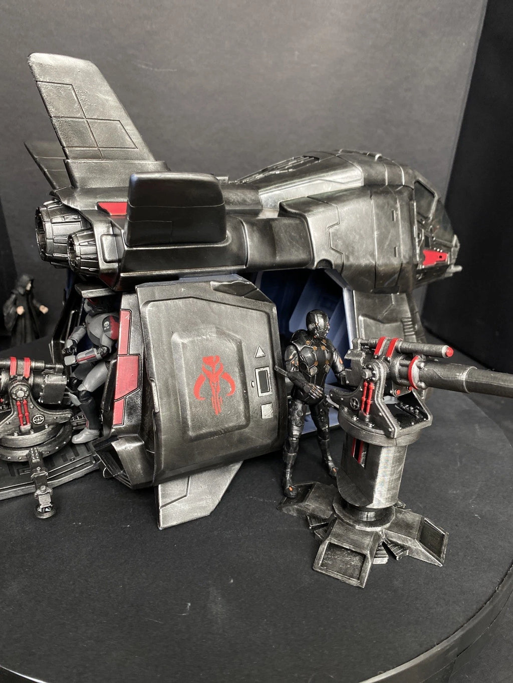 HISS-VTOL “Black Asp” – Cobra Dropship Gunship 3.75” Custom G.I. Joe collectible