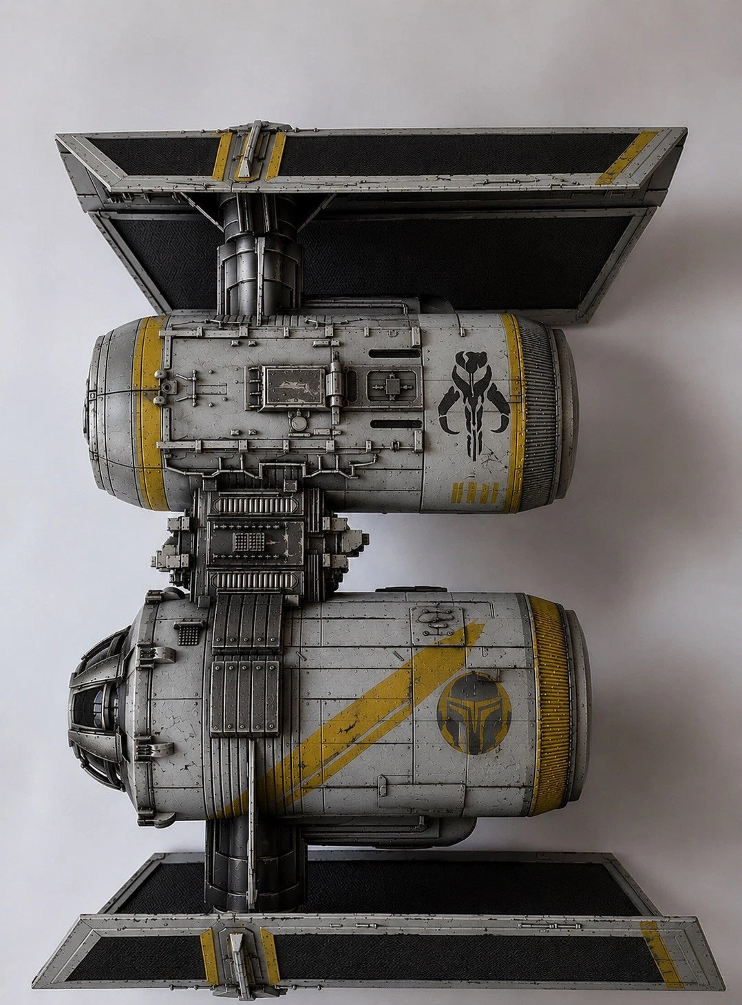 Mandalorian TIE Bomber Commission Star Wars Andor Vintage Sith Kenner Custom