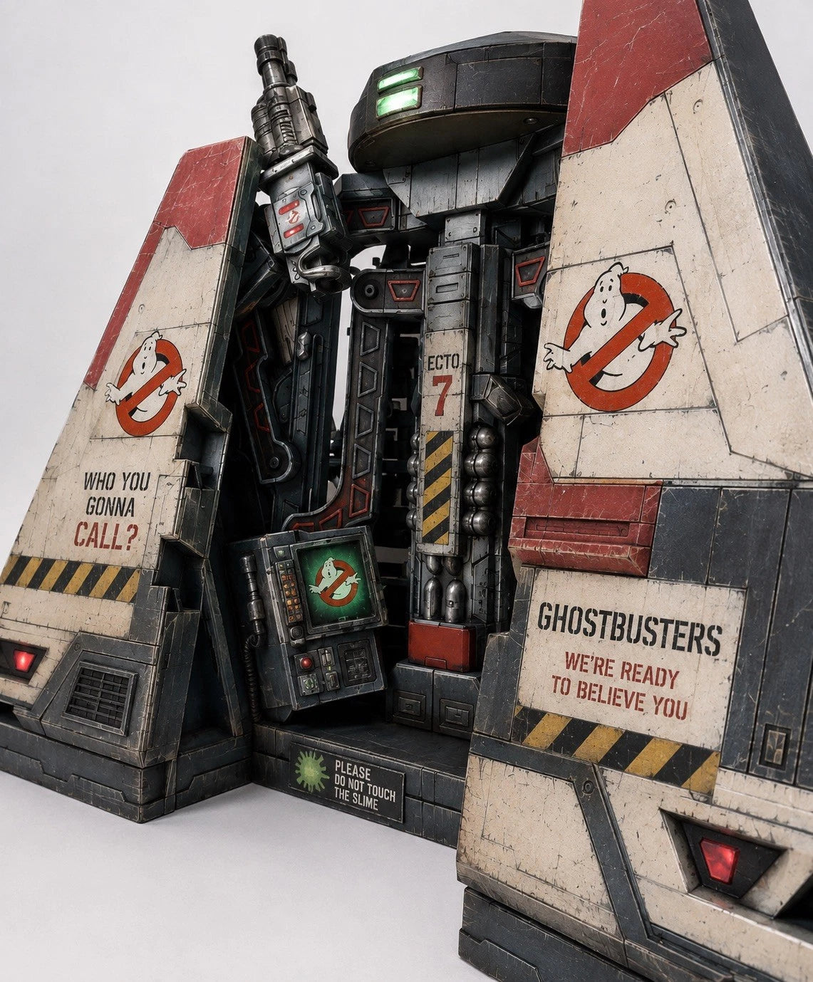 Ghostbusters Custom Vehicle Commission Ecto Repaint vintage Kenner Diorama