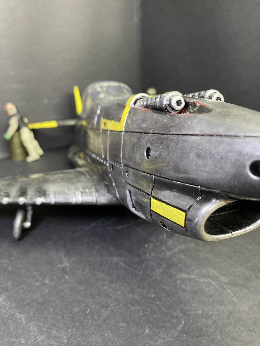 GI JOE COBRA Developmental Night Viper VX-9 Jet Fighter 1:18 handpainted Custom