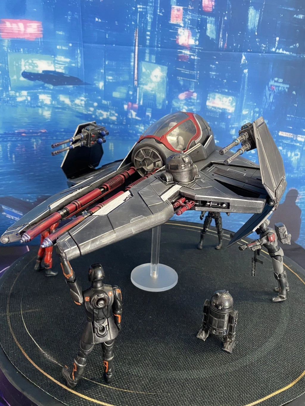 Star Wars Imperial Starfighter Andor Mandalorian Sith Empire Custom collectible