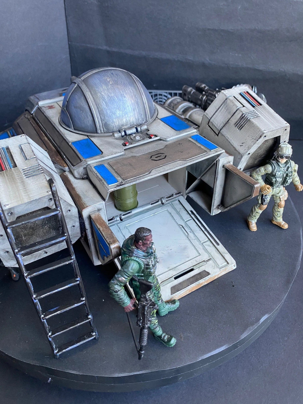 Vigilant Warden” – Custom Star Wars Dropship Andor Jedi Sith Empire Vintage