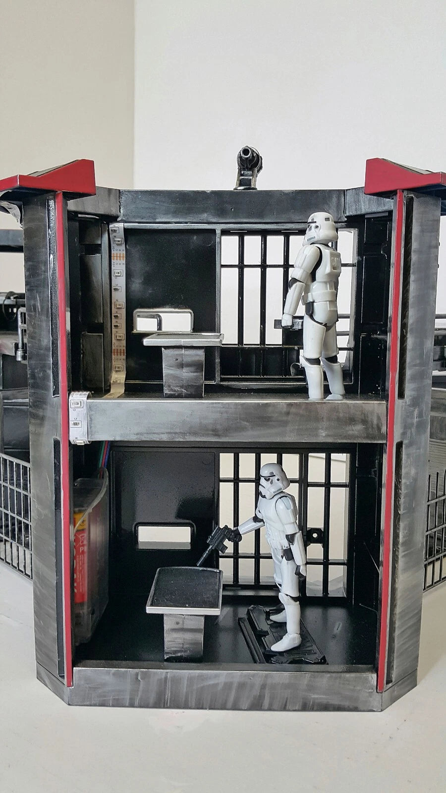 Star Wars Andor Imperial Base Diorama Custom Kenner Death Star vintage Display - view 5