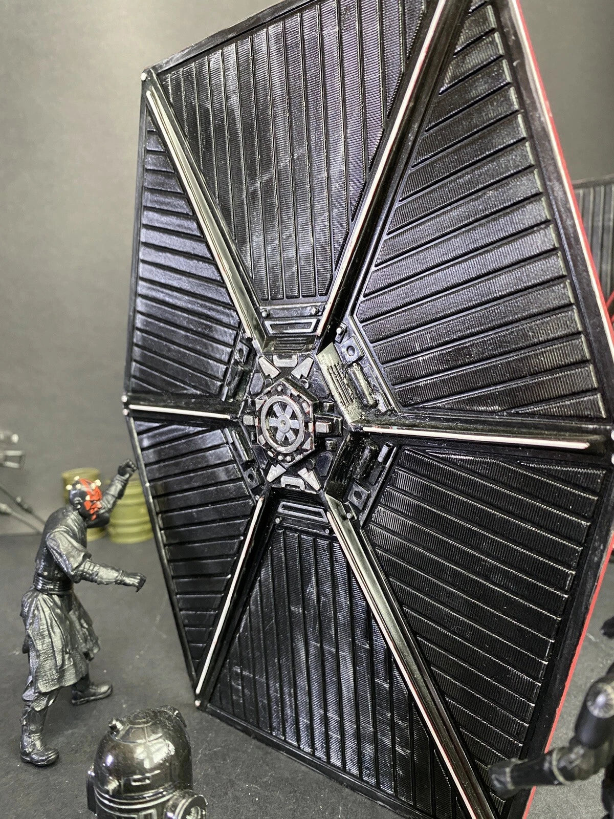 Star Wars Crimson Talon TIE Hunter | Custom Hand-Painted Imperial Tie  Fighter - view 4