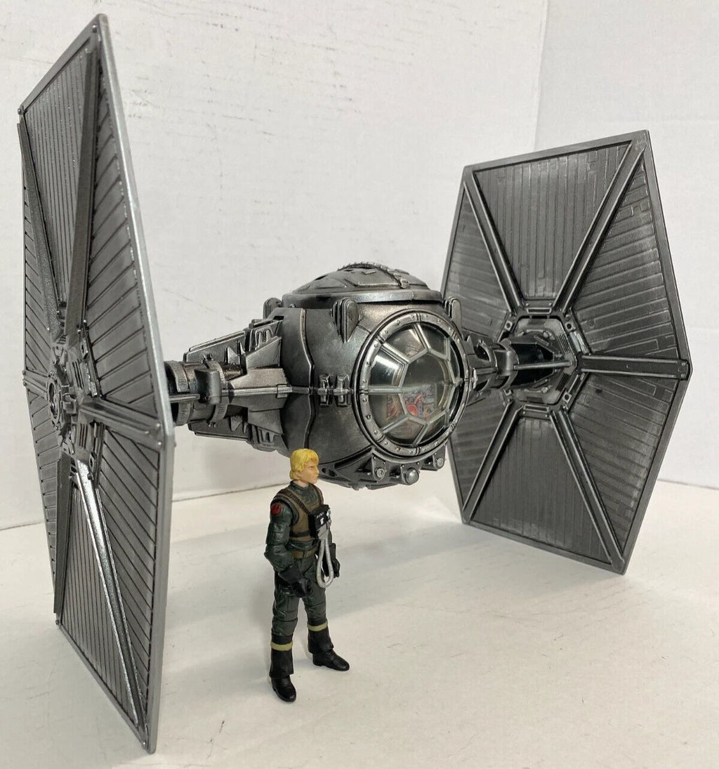 Andor Obsidian Reign Star Wars TIE Fighter Custom Vintage Kenner Black Series - view 4