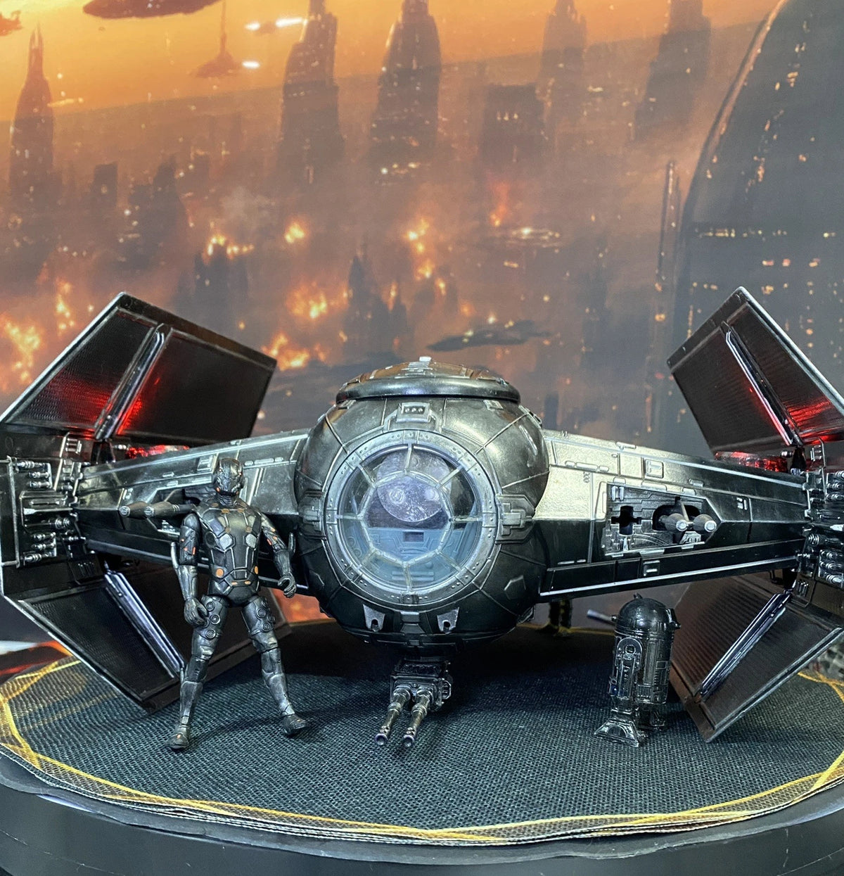 Star Wars TIE Fighter Vintage Collection Imperial Empire Sith Custom Starfighter