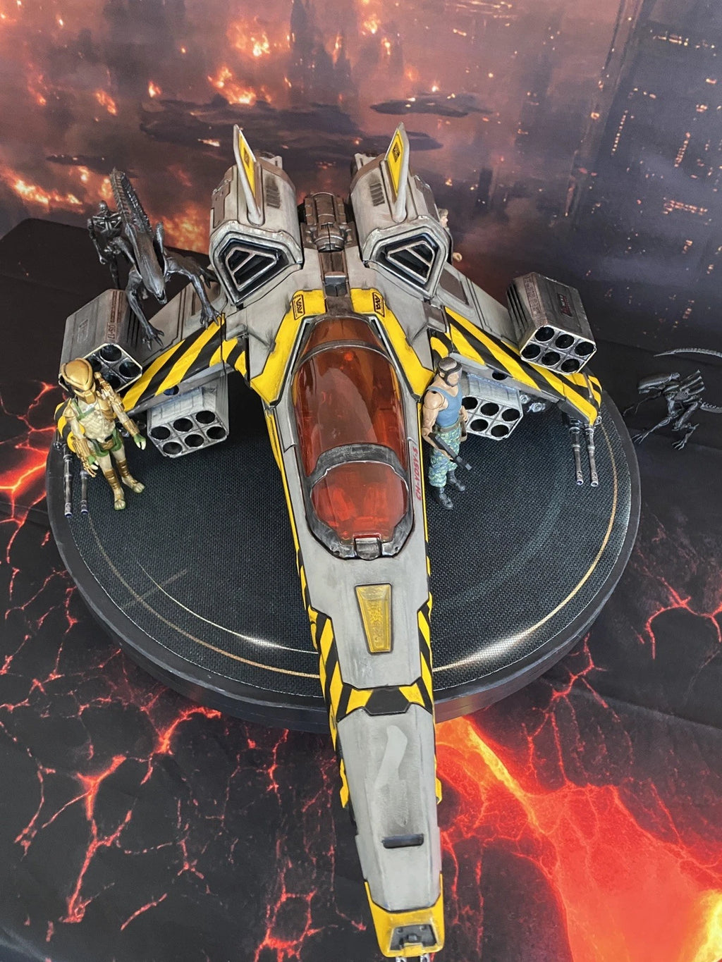 OCP Hellstreak Urban Suppression Interceptor LED Custom vintage RoboCop Display