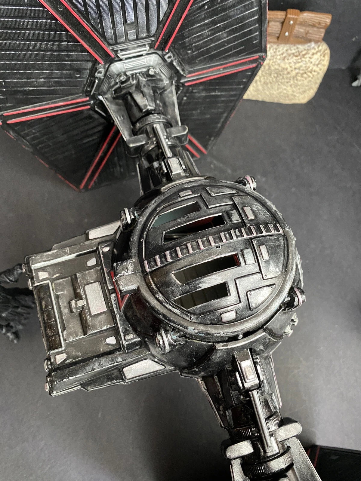 Star Wars Crimson Talon TIE Hunter | Custom Hand-Painted Imperial Tie  Fighter - view 19