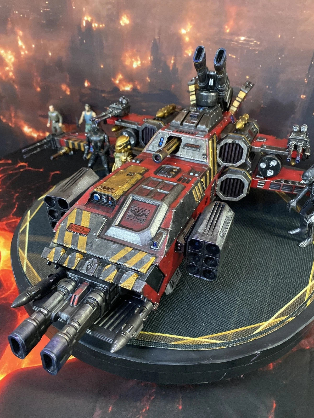 Aliens Predator WEYLAND-YUTANI “OBSIDIAN CLAUSE” GUNSHIP |  Romulus Earth Custom