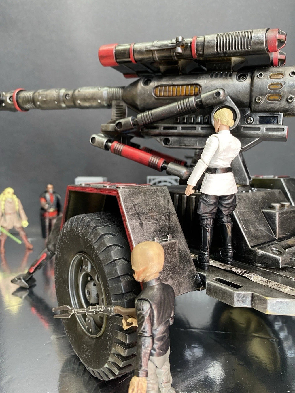 First Order Turbolaser Star Wars Heavy Artillery AV7 Andor Vintage Black Series