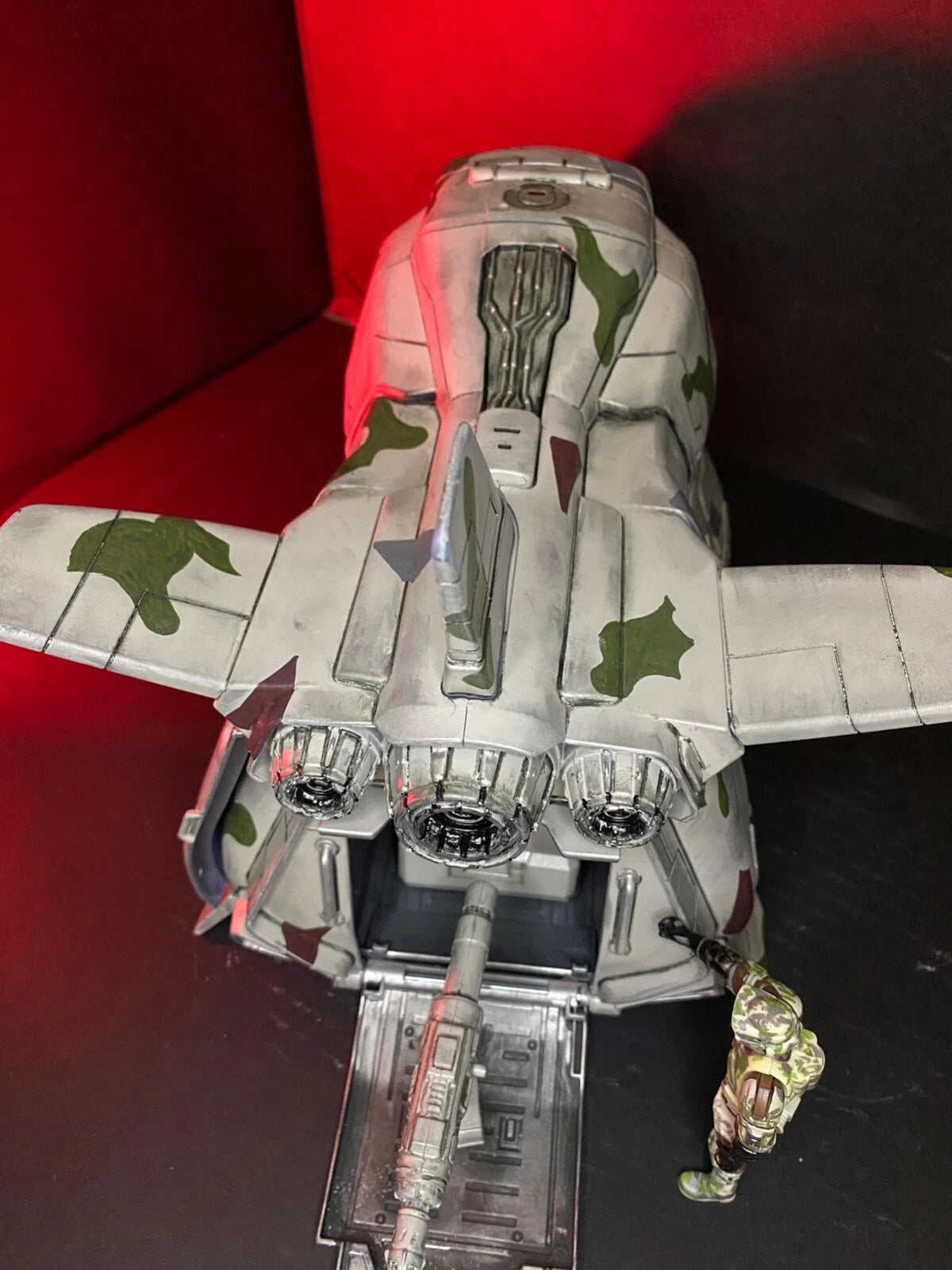 Mandalorian Star Wars kashyyyk trooper Assault Starfighter Vintage Kenner Custom - view 3