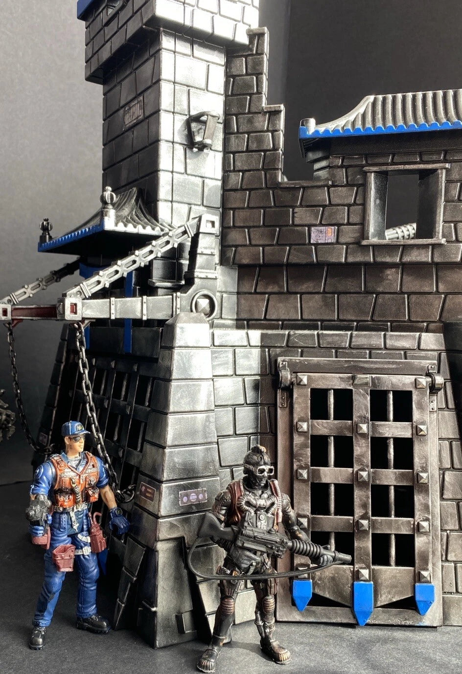 GI JOE COBRA DEVELOPMENTAL TERROR DOME Diorama 1:18 Collectible Vintage Custom