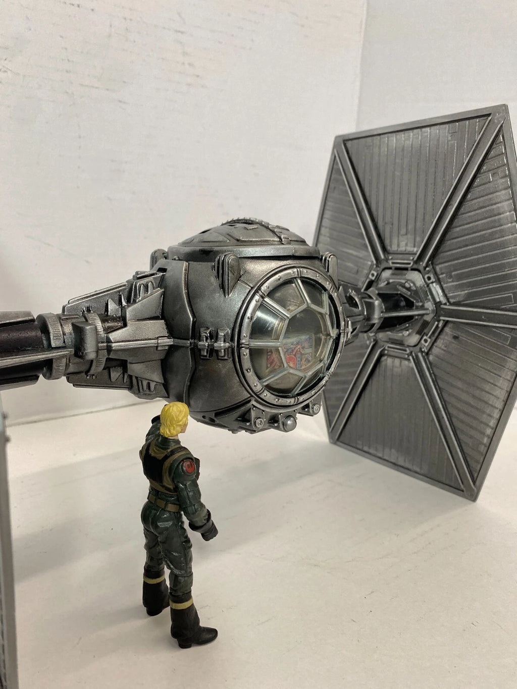 Andor Obsidian Reign Star Wars TIE Fighter Custom Vintage Kenner Black Series - view 20