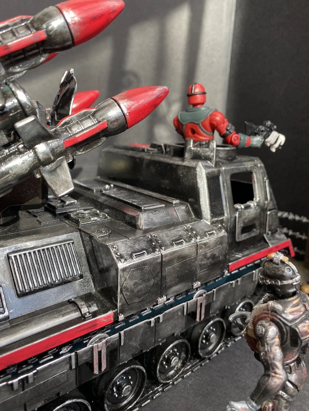 COBRA “RATTLETRACK” MISSILE CRAWLER | GI JOE Heavy Strike Launcher collectible