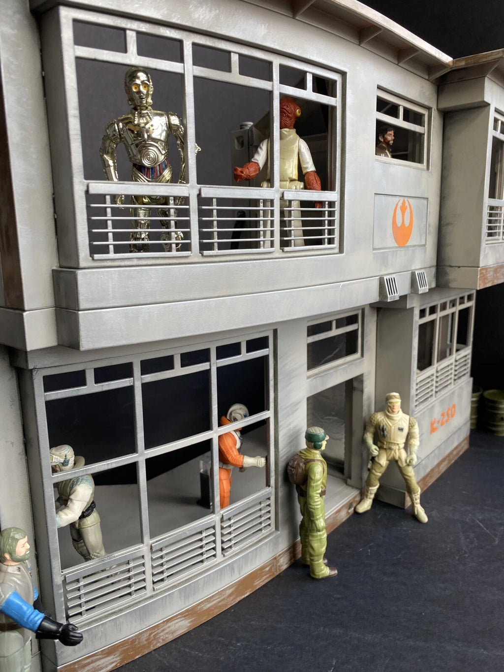 Yavin 4 Command Centre – Vintage Kenner Rebel Mandalorian Star Wars Diorama