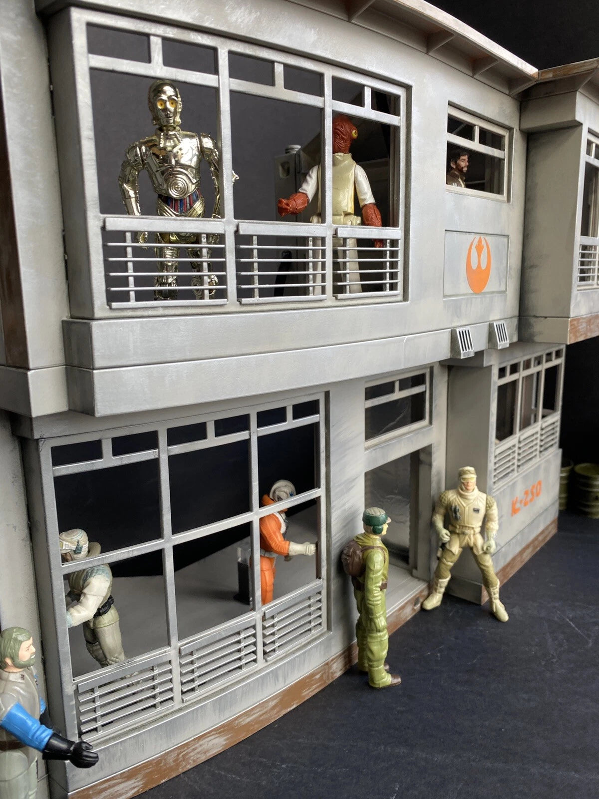 Yavin 4 Command Centre – Vintage Kenner Rebel Mandalorian Star Wars Diorama