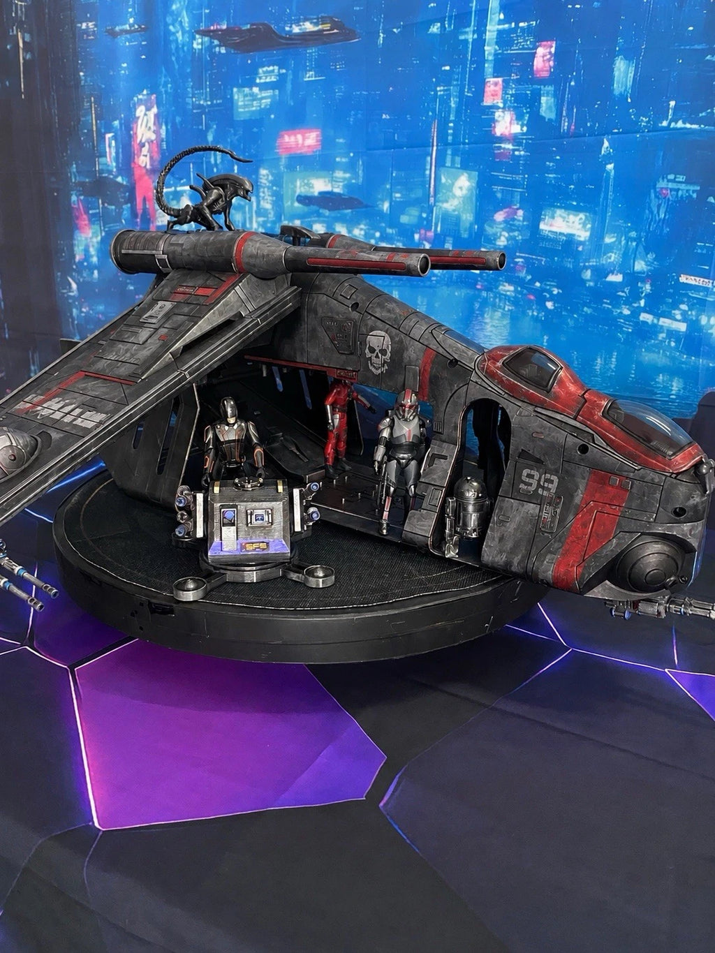 Star Wars Bad Batch Clone Force 99 Custom Repaint Diorama Commission Hunter