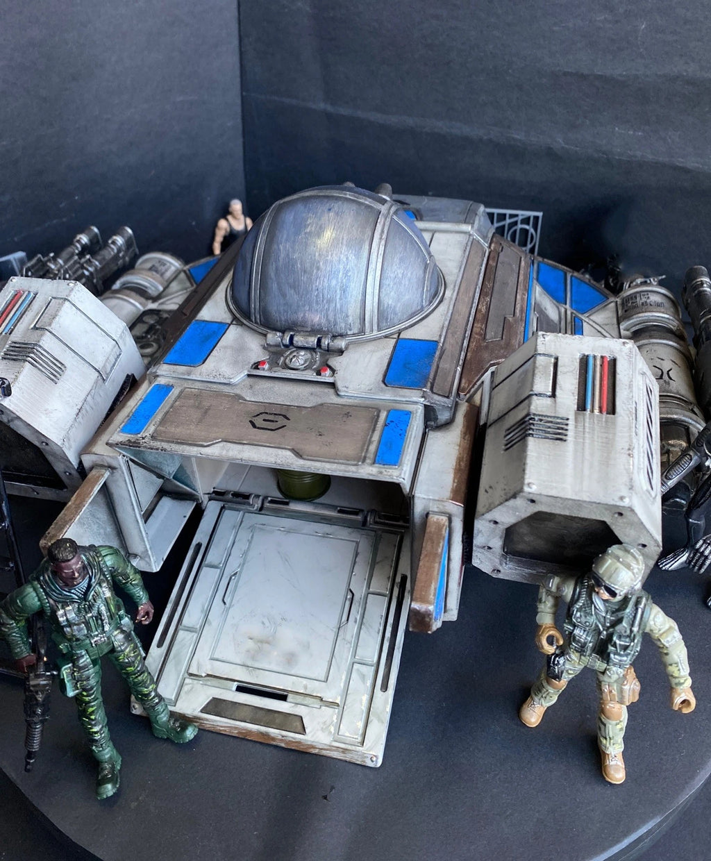 Vigilant Warden” – Custom Star Wars Dropship Andor Jedi Sith Empire Vintage