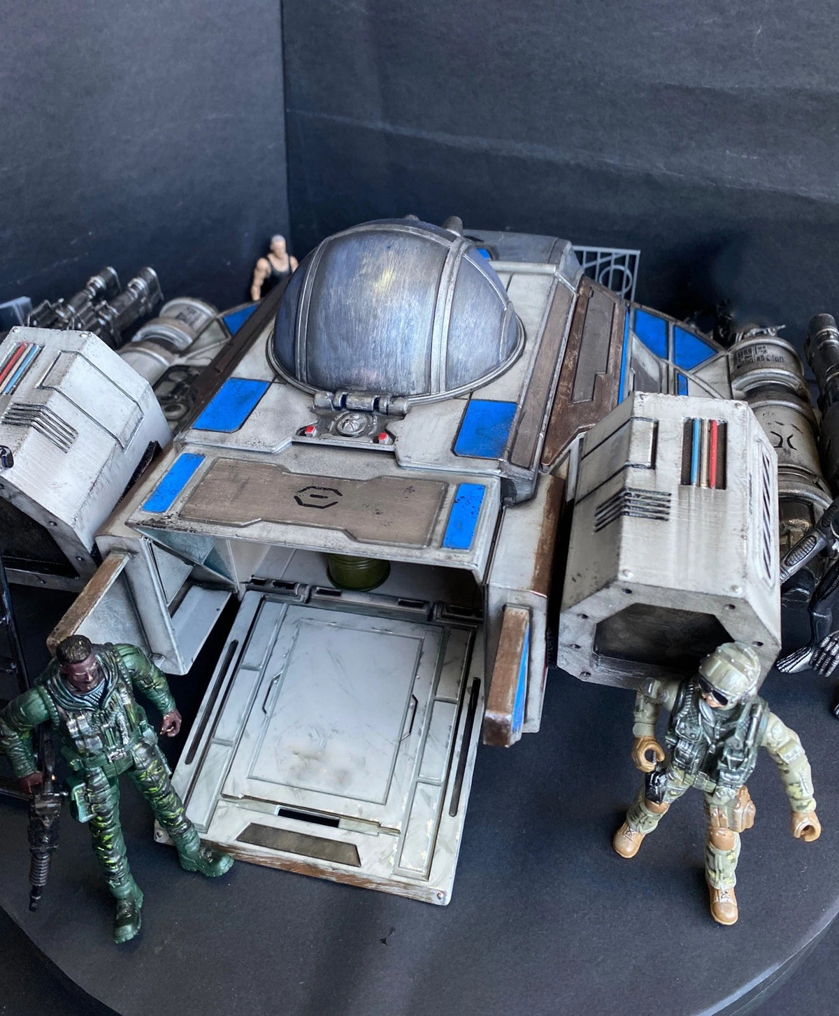 Vigilant Warden” – Custom Star Wars Dropship Andor Jedi Sith Empire Vintage