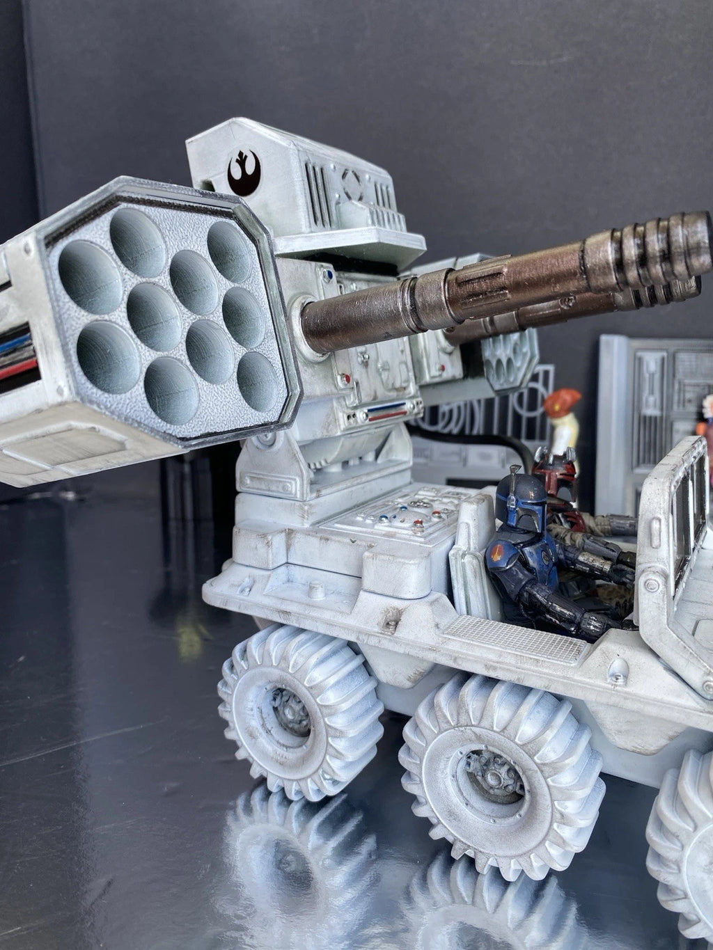 Snowhammer Rebel Rocket Truck 1:18 Hand-Painted Andor Vintage Kenner Star Wars