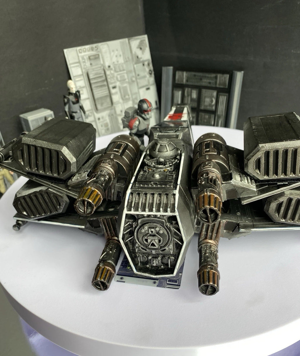 Star Wars Andor Rift Lance X Wing Jedi Sith Empire Vintage Kenner Custom