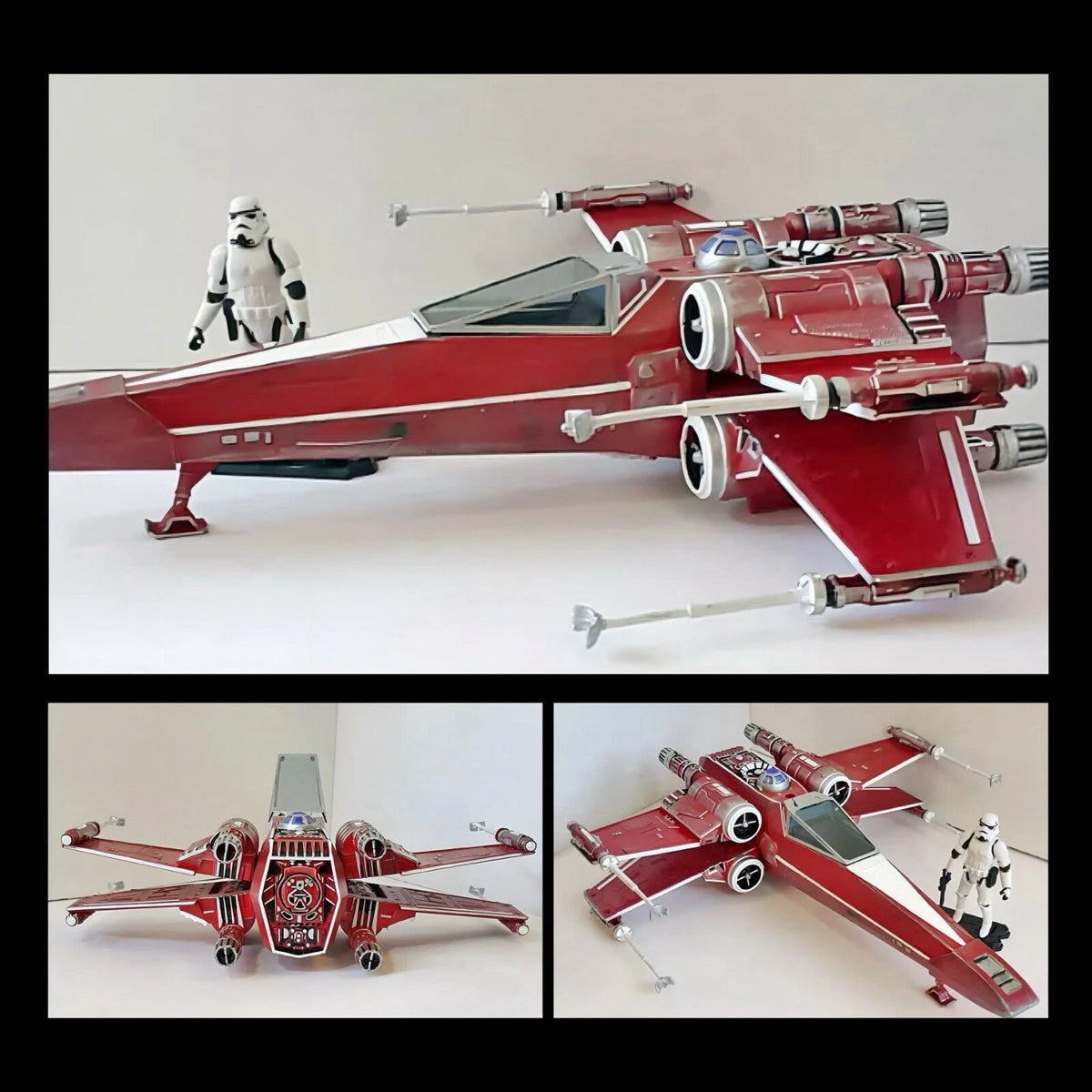 Mandalorian X-Wing Commission Kenner Sith Collectible Star Wars Custom