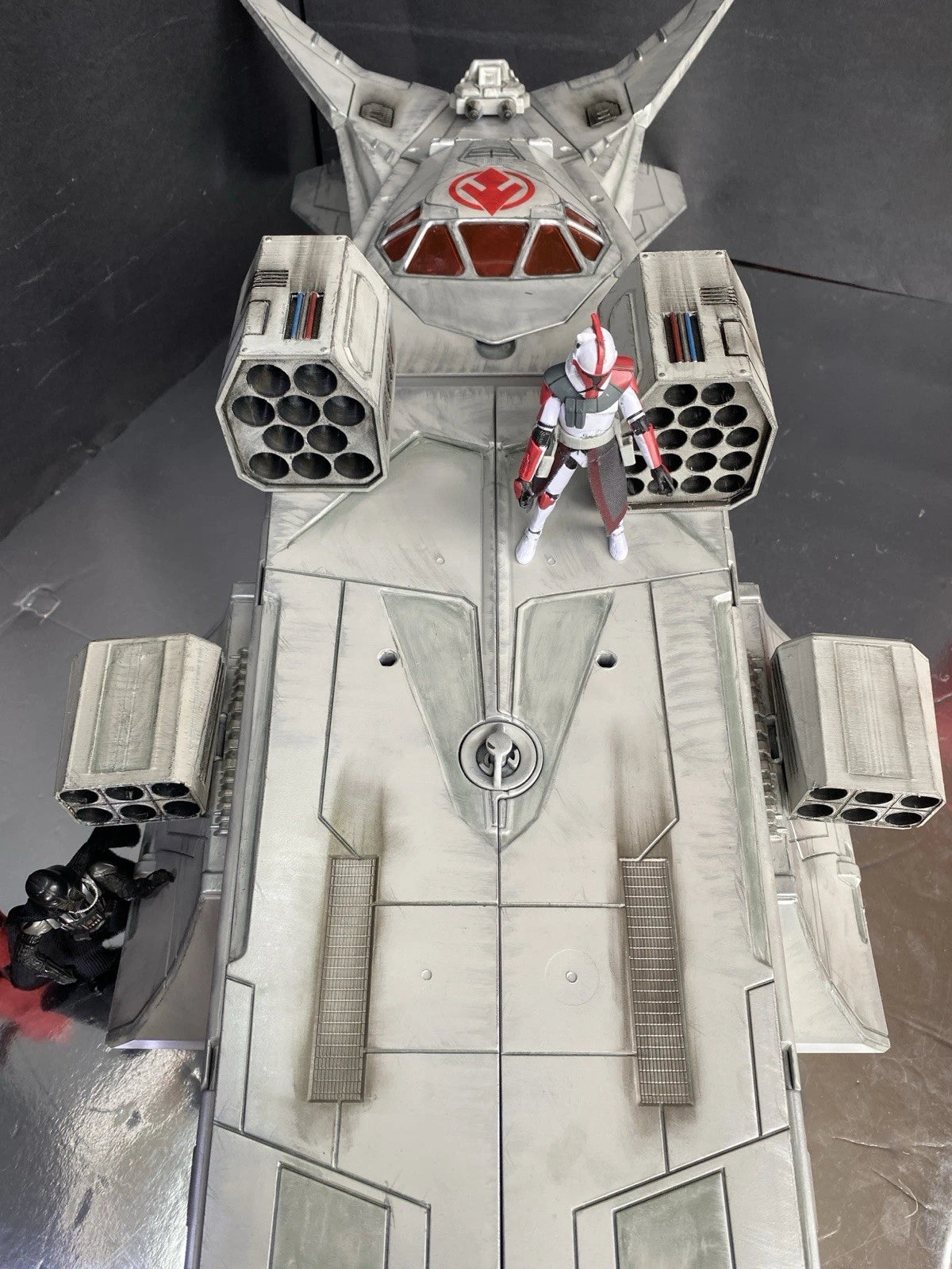 Dark Sentinel 501st Gunship Star Wars Andor Clone Wars Kenner Collectible