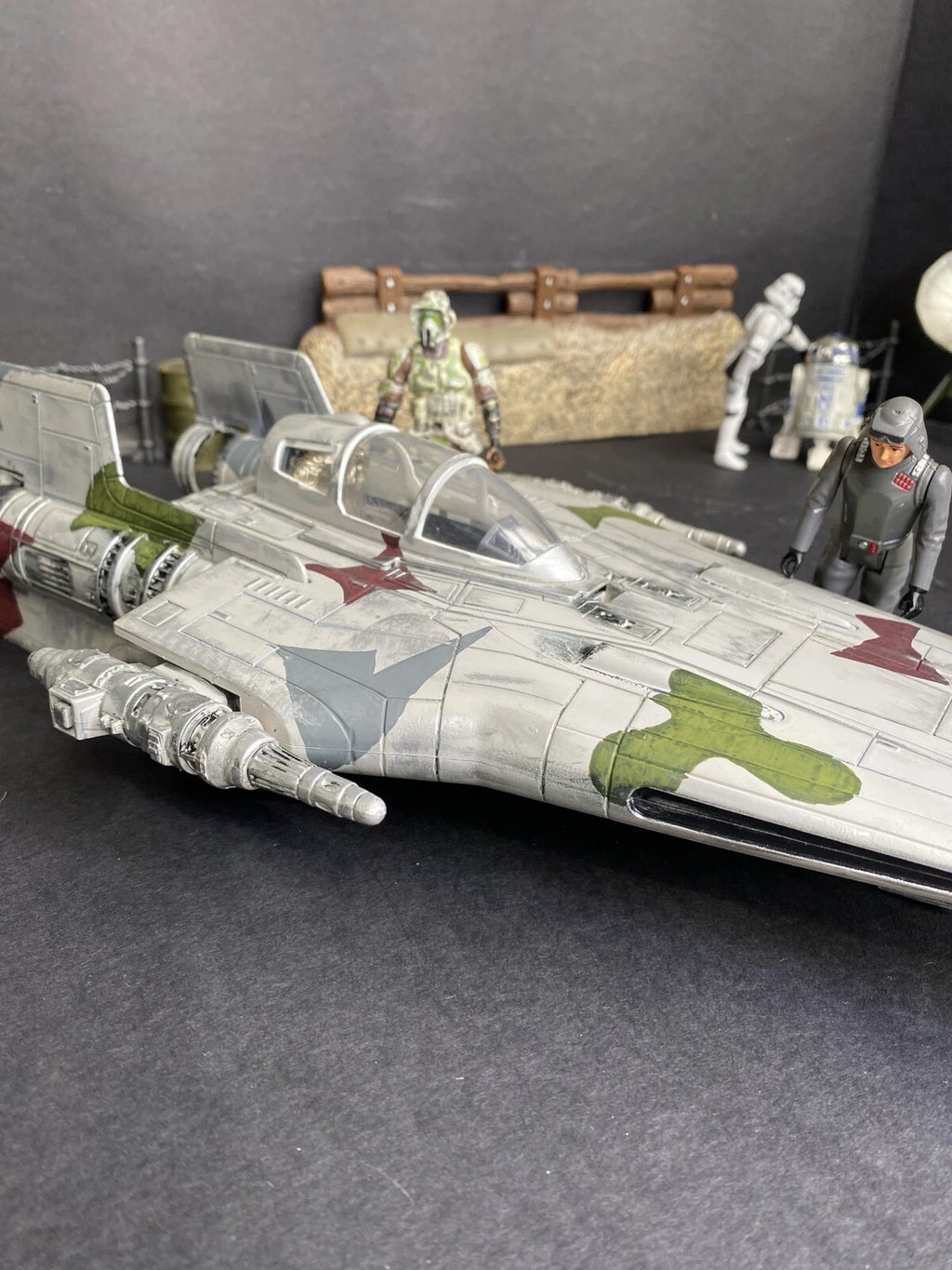 A-Wing “Hunter’s Fang” –  Rebel Interceptor Kashyyyk Camo Starfighter Star Wars - view 11