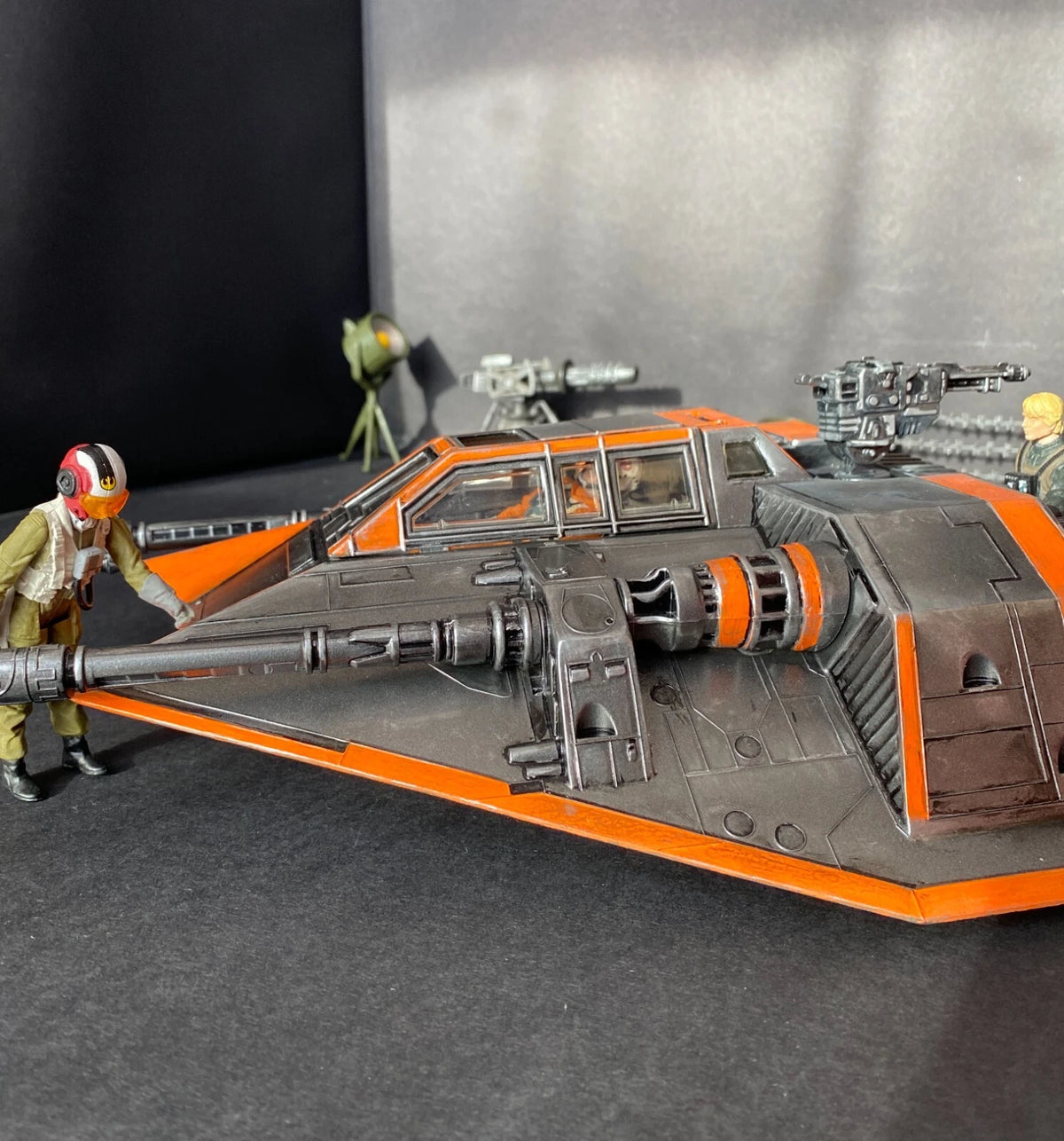 Star Wars Rebel Snowspeeder Endor Hoth Empire Strikes back Vintage Kenner Custom - view 15