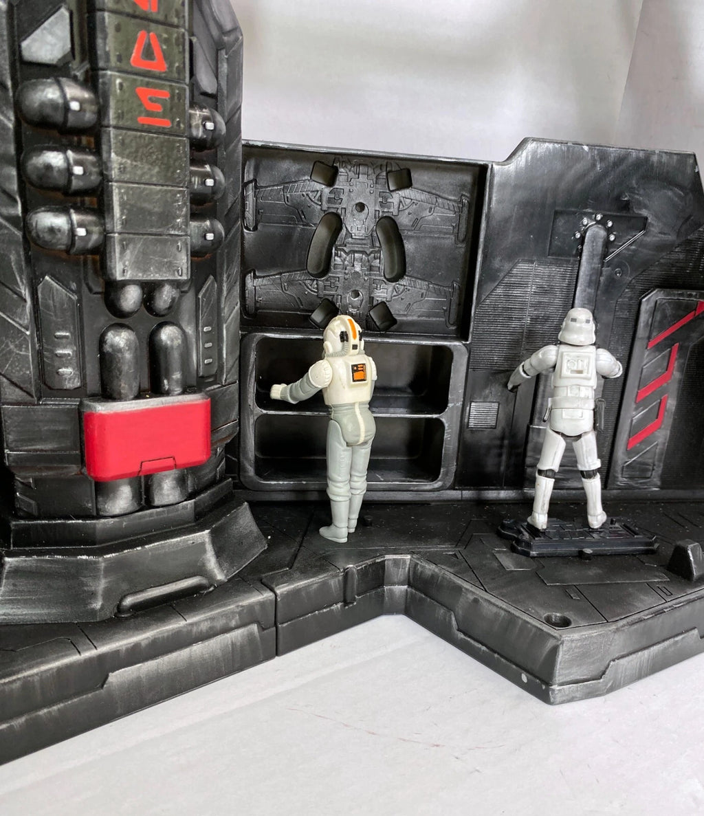 Star Wars Imperial Outpost 3.75 1:18 Playset Diorama Sith Vintage Kenner Custom - view 14