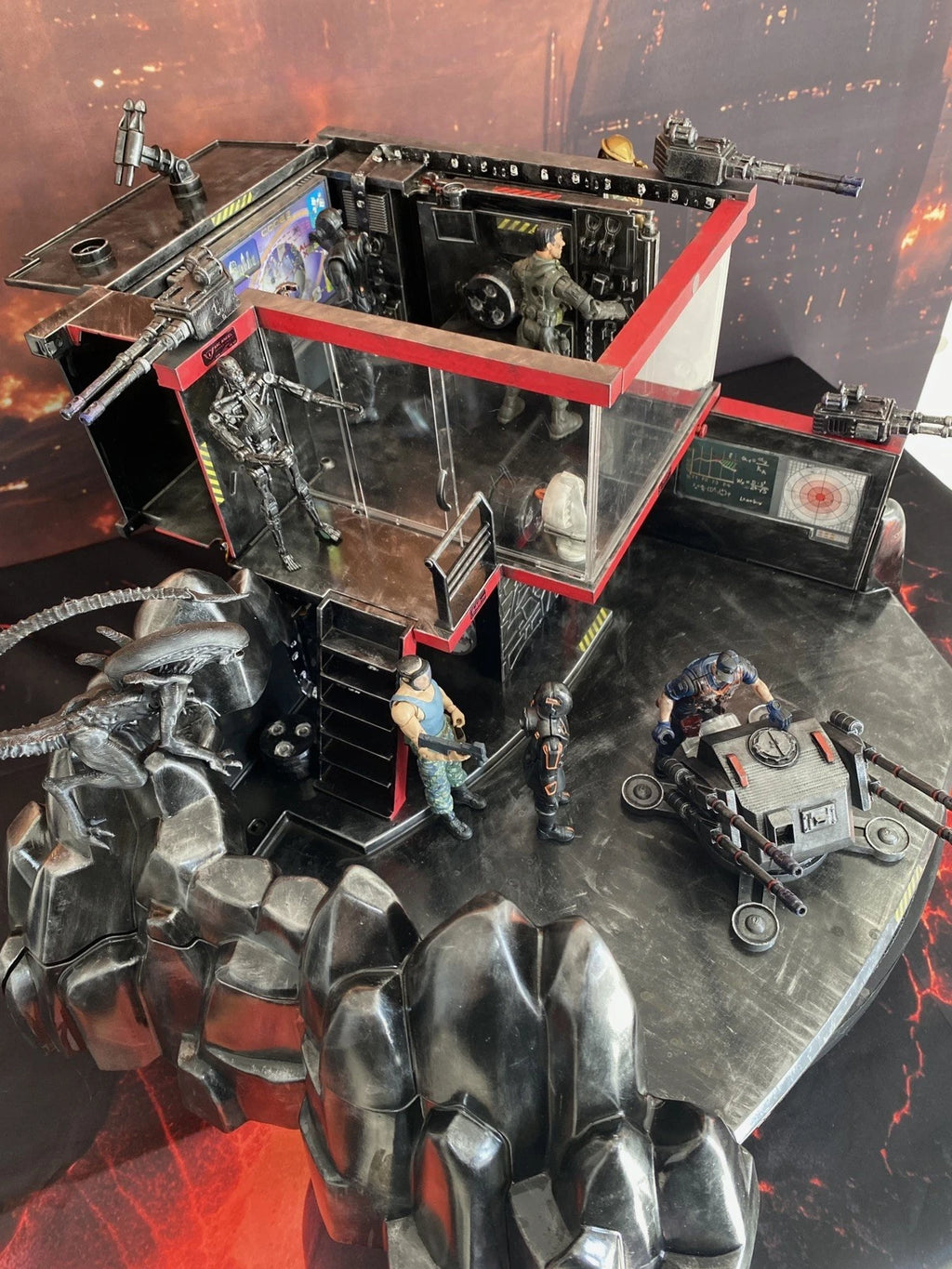 Anubis Reach Tactical Outpost Stargate Custom Diorama Display Custom SG1